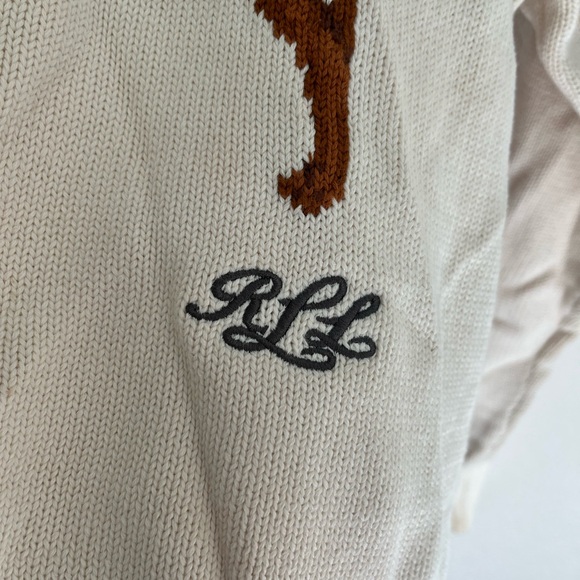 Ralph Lauren Women's Intarsia-Knit Cotton-Blend Dog Sweater Medium - Picture 5 of 14